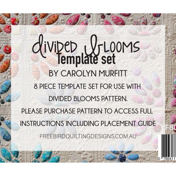 Divided Blooms Template Set