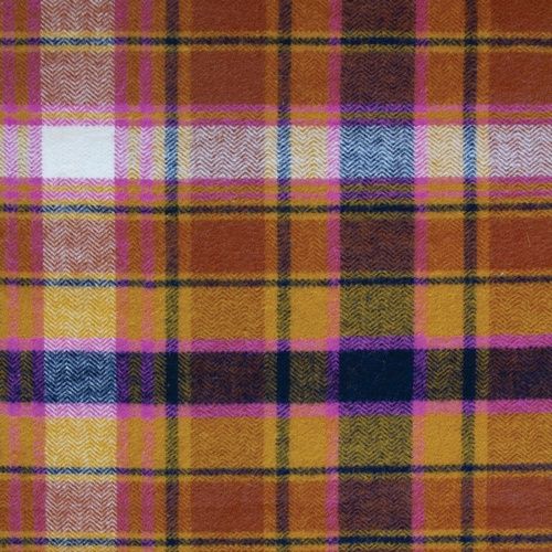 Highlands Flannel - Chevron Plaid - Toffee - Fat Qtr