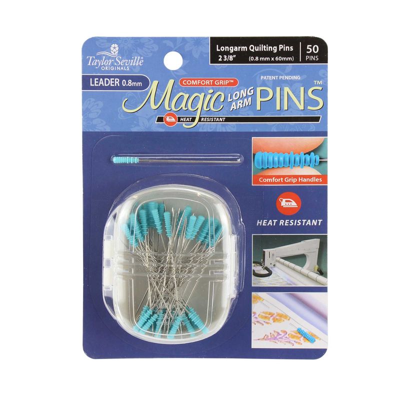 Taylor Seville Magic Pins - Long Arm Leader 50pc
