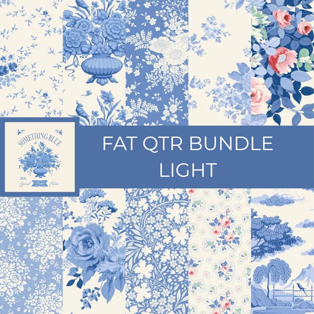 Something Blue - Fat Qtr Bundle - Light (10)