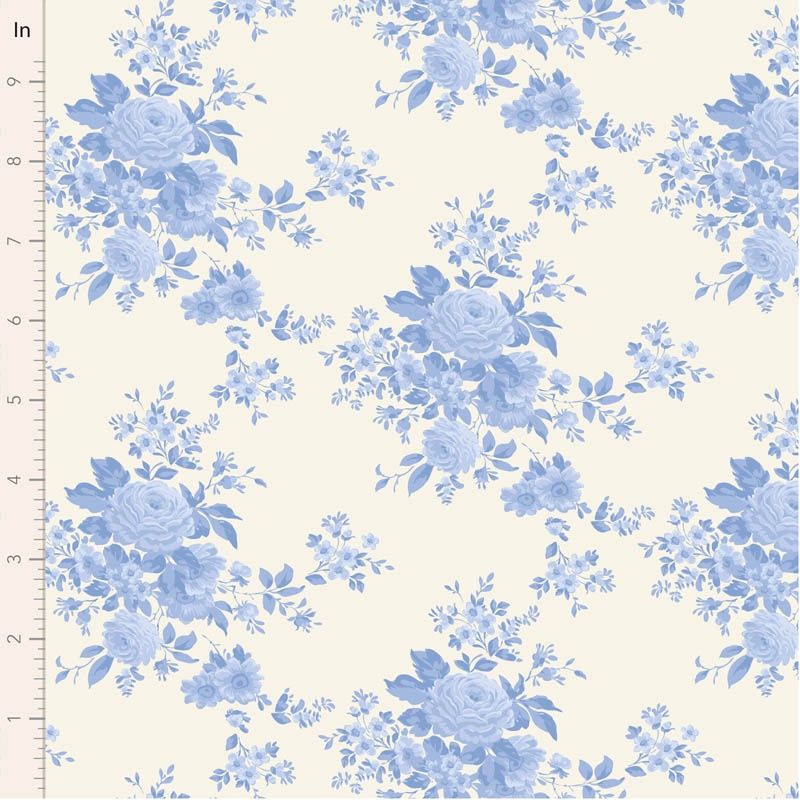 Something Blue - Carol - Pale Blue Fat Qtr