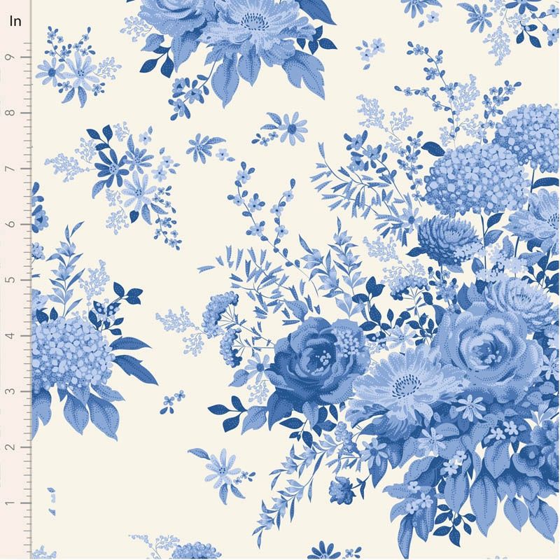 Something Blue - Wildgarden - Blue Fat Qtr