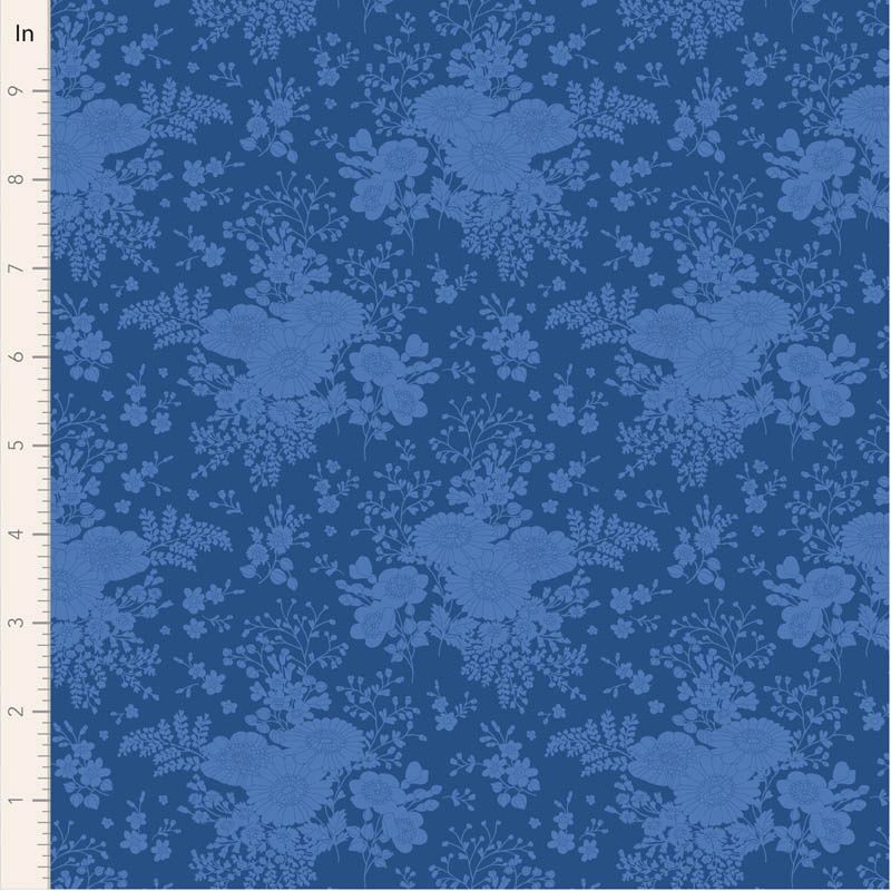 Something Blue - Isolde - Night Fat Qtr