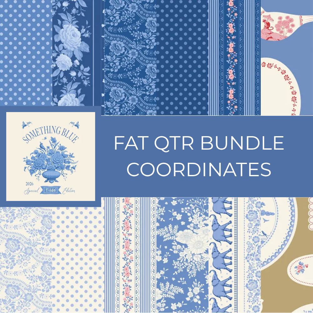 Something Blue Co-ordinate - Fat Qtr Bundle (12)