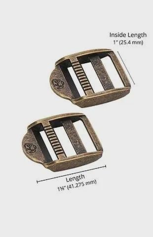 SHOW_1" Strap Adjusters Antique Brass