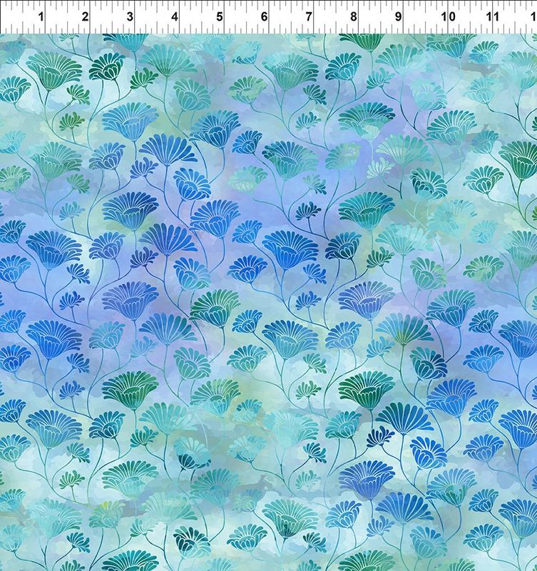 Felicity - Blue Flower Vines