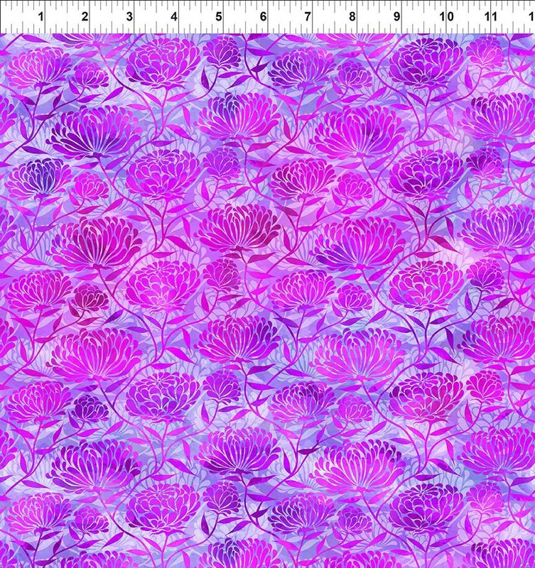 Felicity - Magenta Chrysanthemums