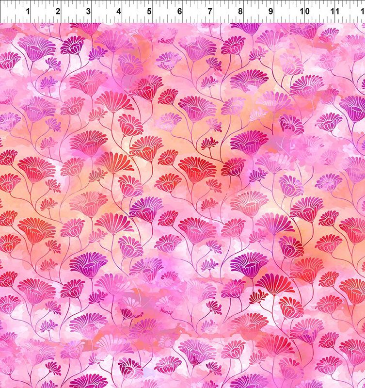 Felicity - Sherbet Flower Vines Fat Qtr