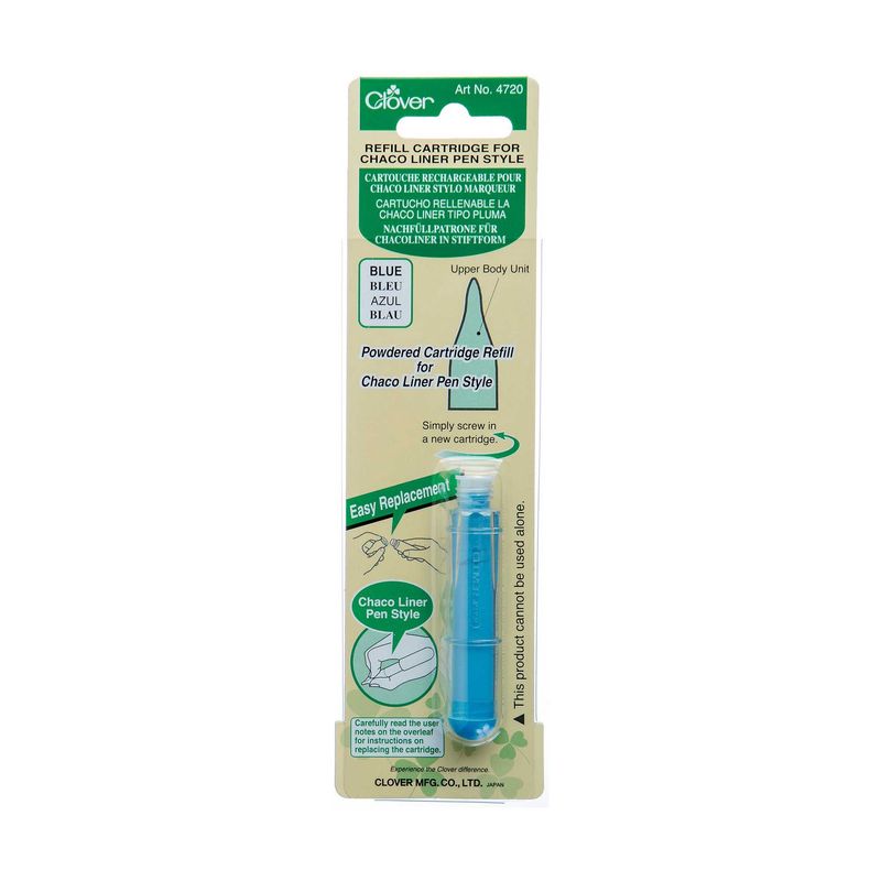Clover Refill Cartridge Liner Pen Style - Blue