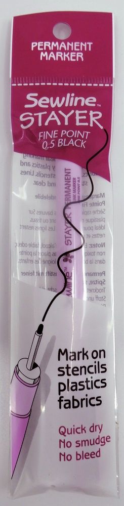 Sewline Stayer - Black Permanent Marker