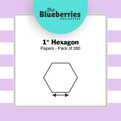 1" Hexagon Papers - 260 pk