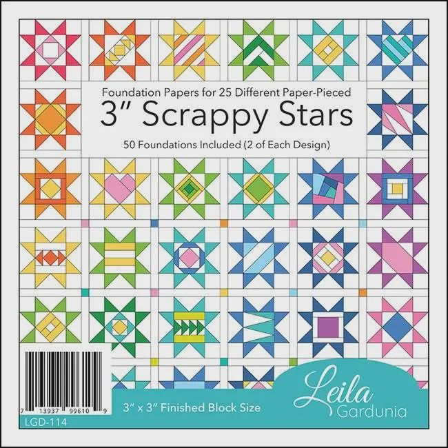 3" Scrappy Stars Foundation Papers