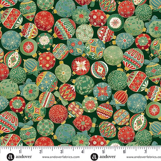 Adorn by Makower UK Ornament Green