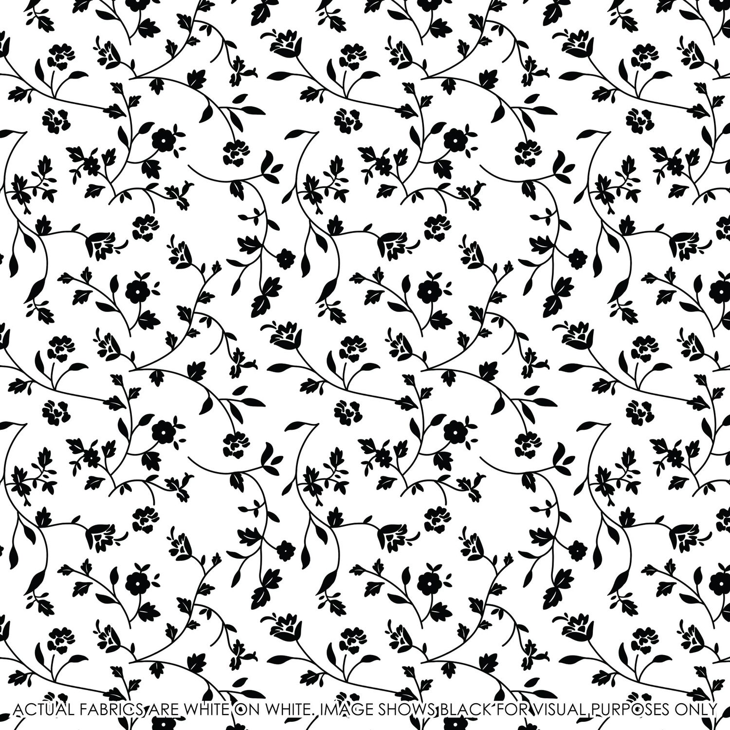 Selfies - White on White Flower &amp; Vine