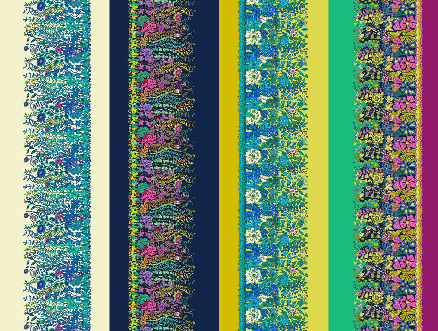 Sally Kelly - Hedgerow Multi Fat Qtr
