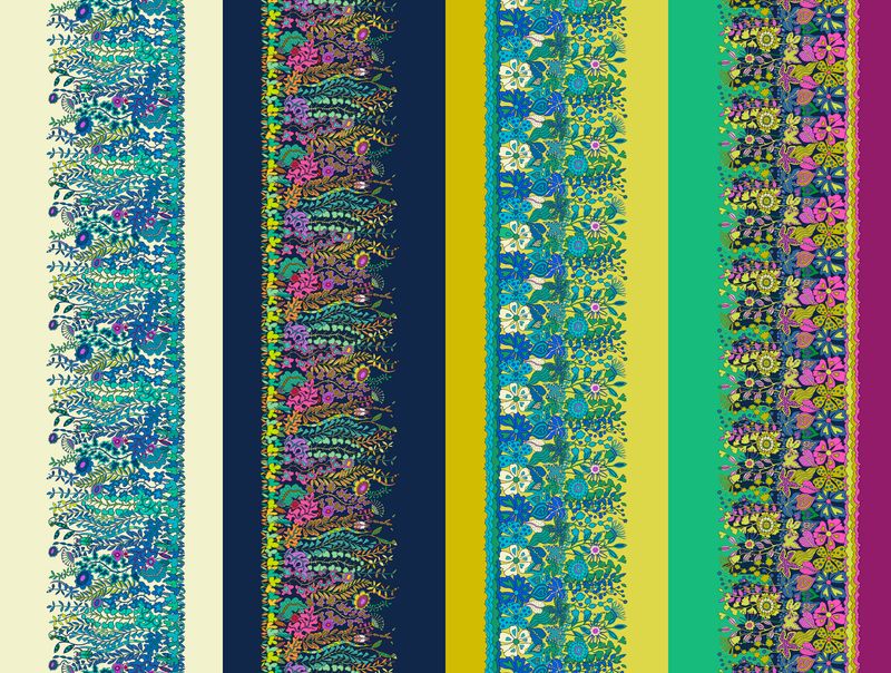 Sally Kelly - Hedgerow Multi Fat Qtr