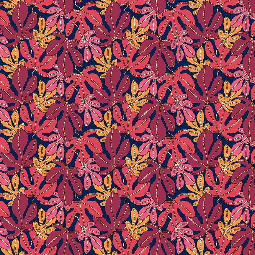 Sally Kelly - Monstera Indigo