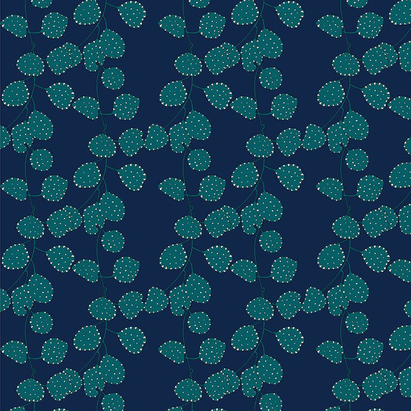 Sally Kelly - Honesty Indigo Fat Qtr