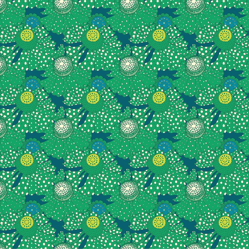 Sally Kelly - Polka flower Chlorophyll