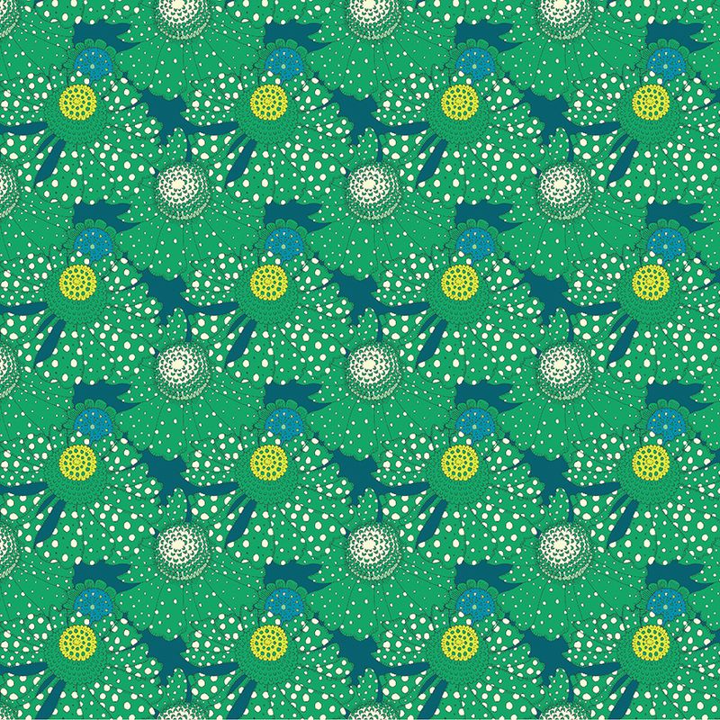 Sally Kelly - Polka flower Chlorophyll