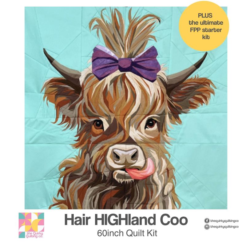 Hair HIGHland Coo 60inch Quilt Kit plus Ultimate FPP Pack
