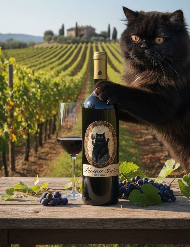 ​Vino mexicano tinto: Divina Gata