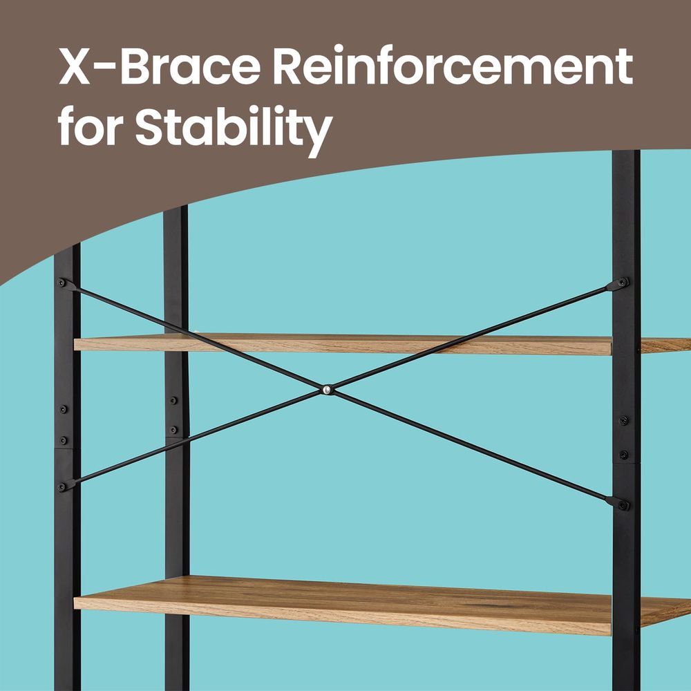 6-Tier Bookshelf, Bookcase, Shelving Unit