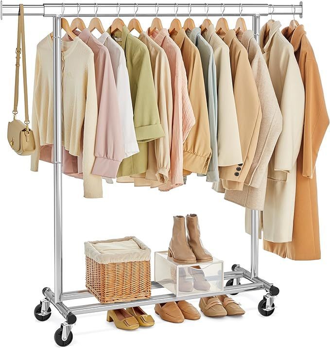 Clothes Rack on Wheels
