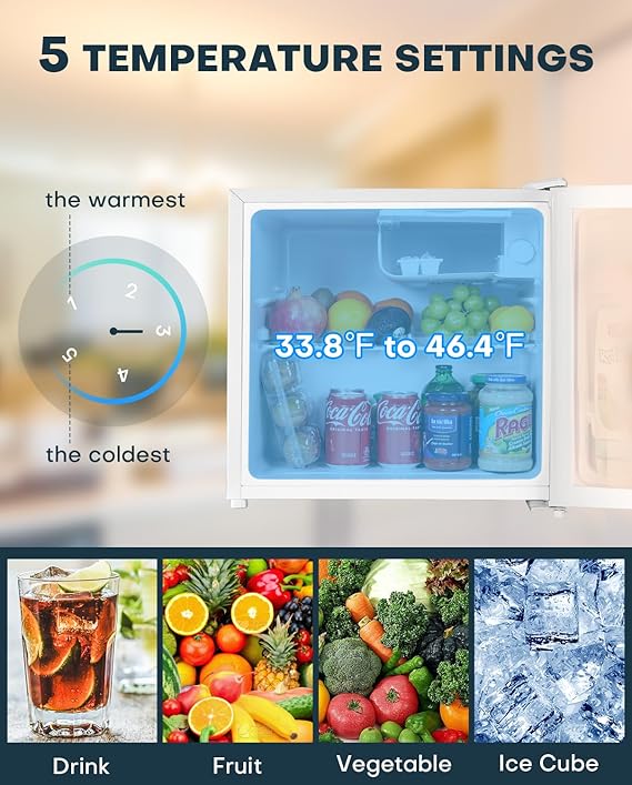 Upstreman 1.7 Cu.ft Mini Fridge