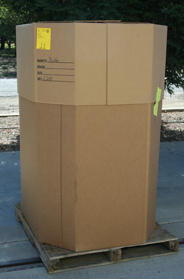 Almond Corrugated Bulk Bins