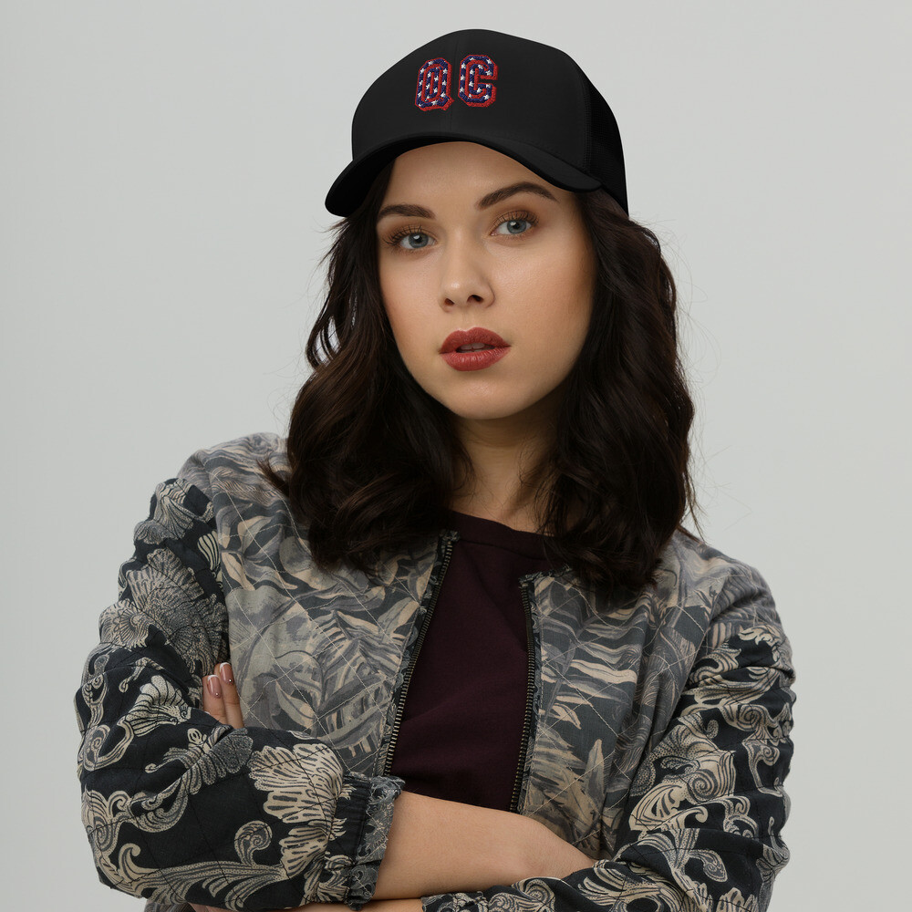 CALIISME QC Crowned Mesh Cap , Color: Black