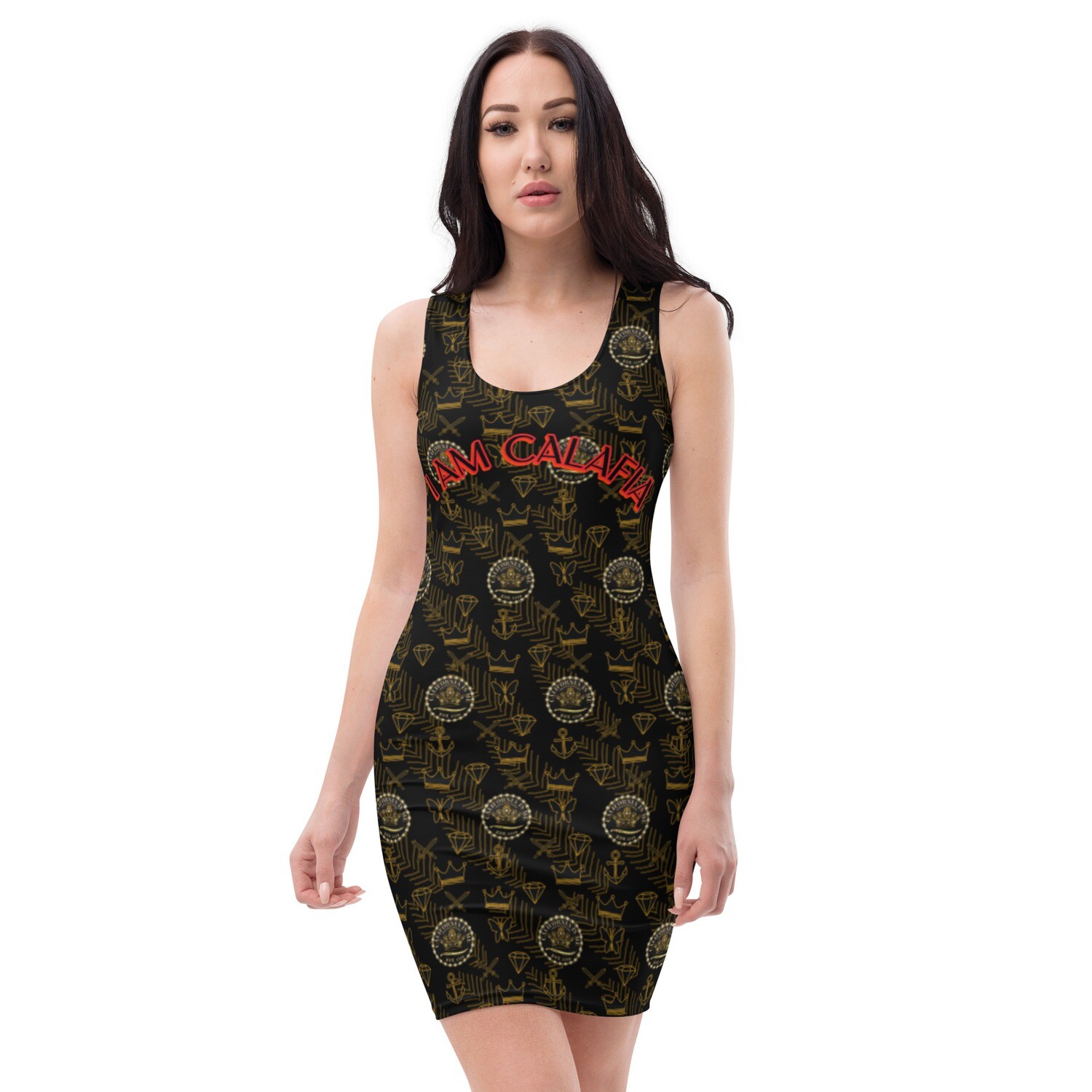 I AM CALAFIA Empowered in Red Dress, Size: XS