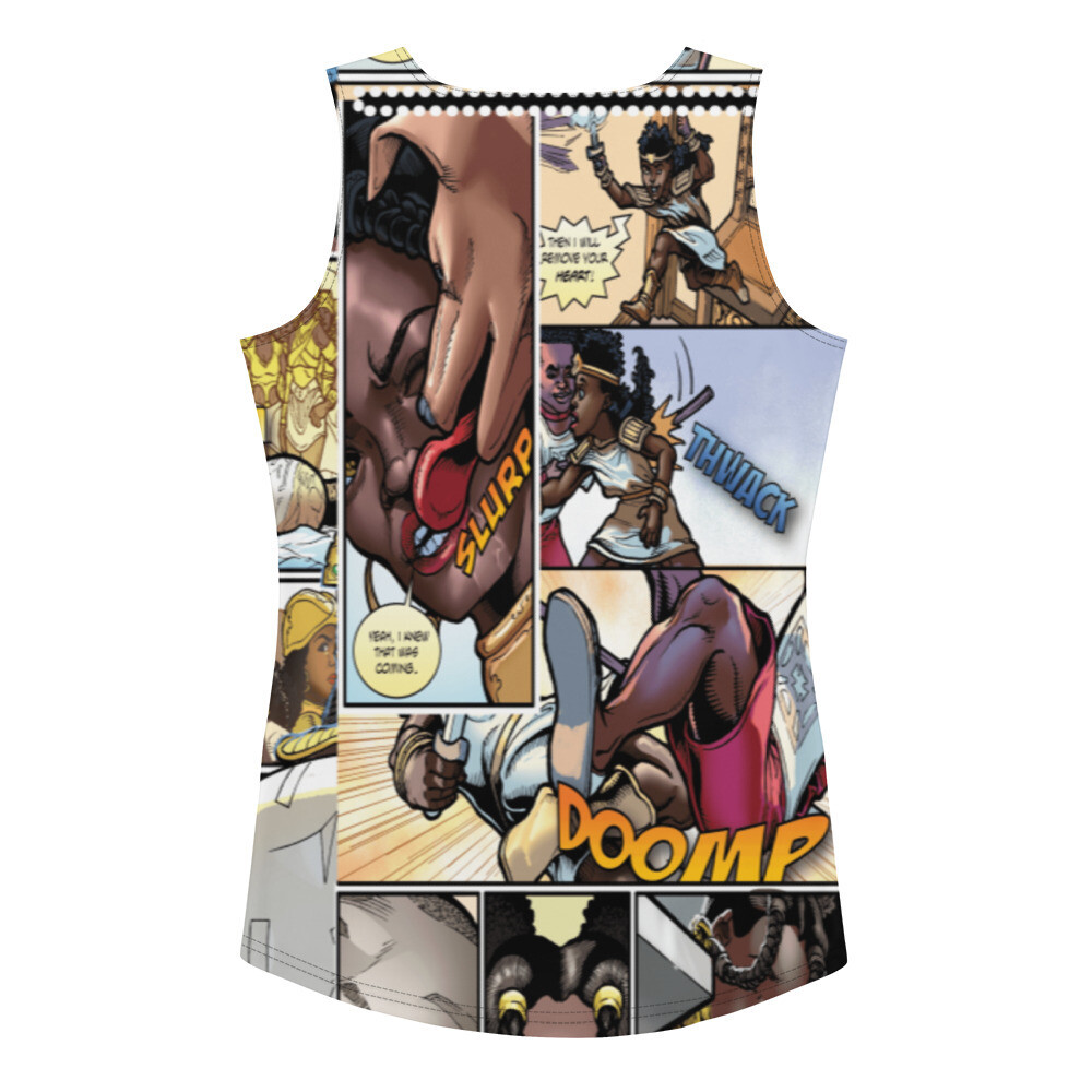 CALIISME QUEEN CALAFIA COMIC TANK TOP, Size: XS