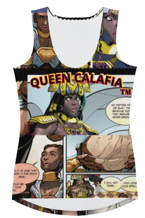 CALIISME QUEEN CALAFIA COMIC TANK TOP