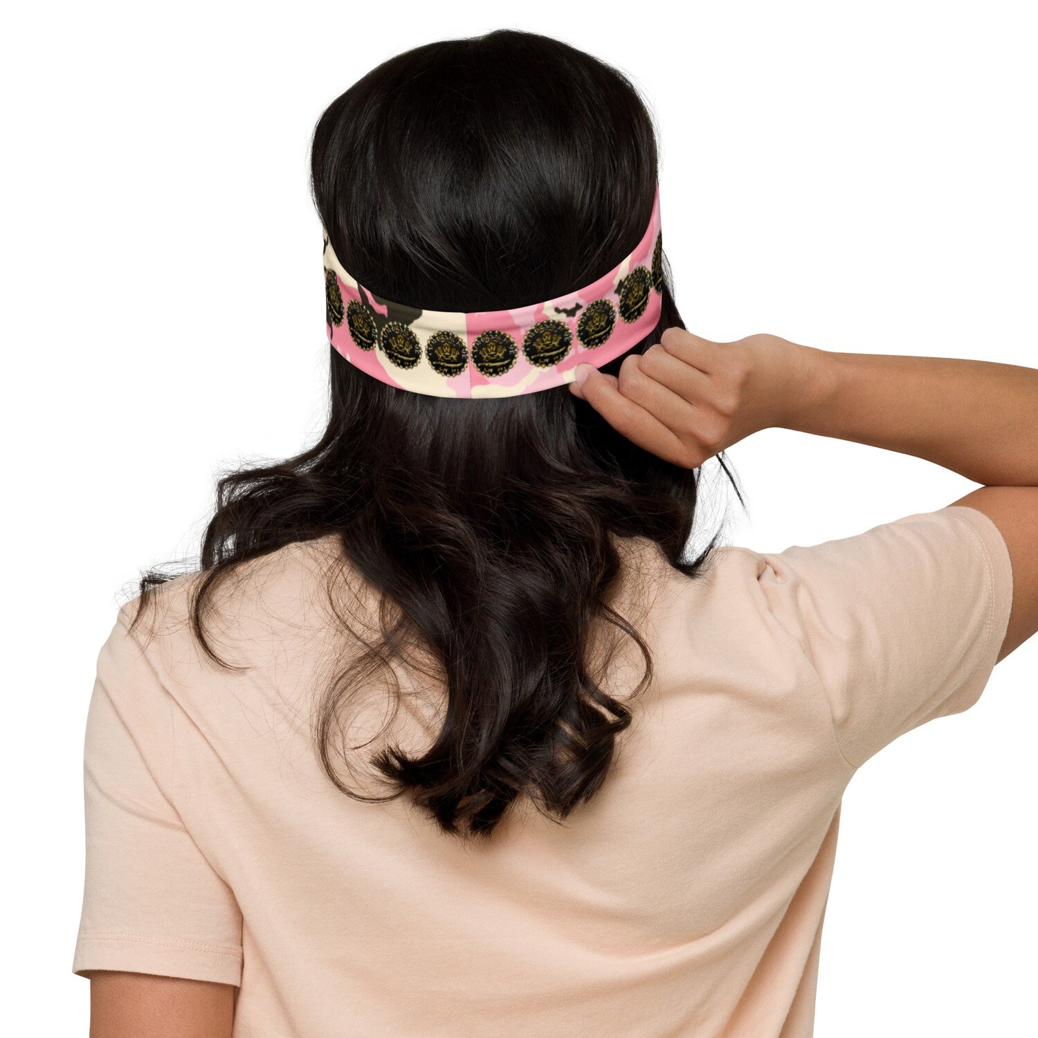 Pink Camo Headband