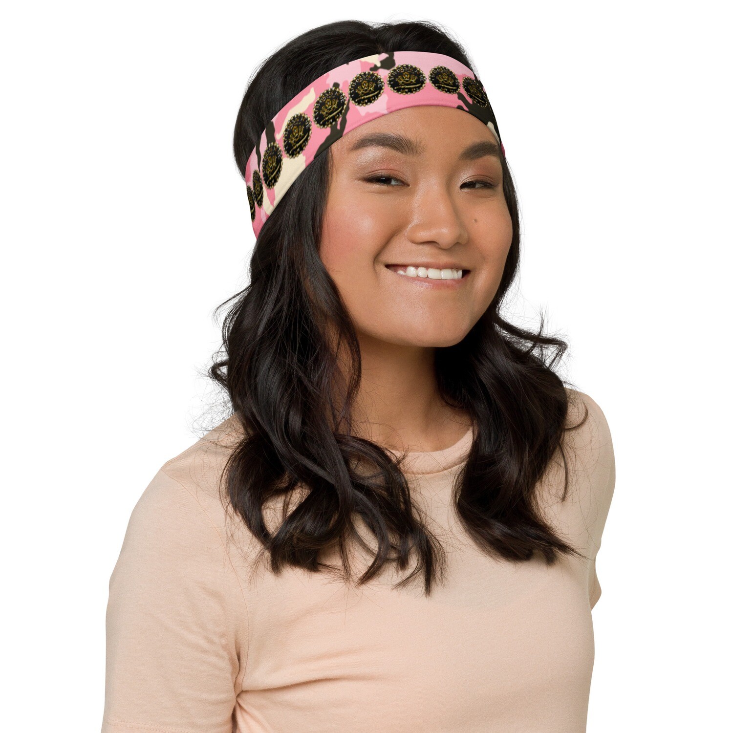Pink Camo Headband