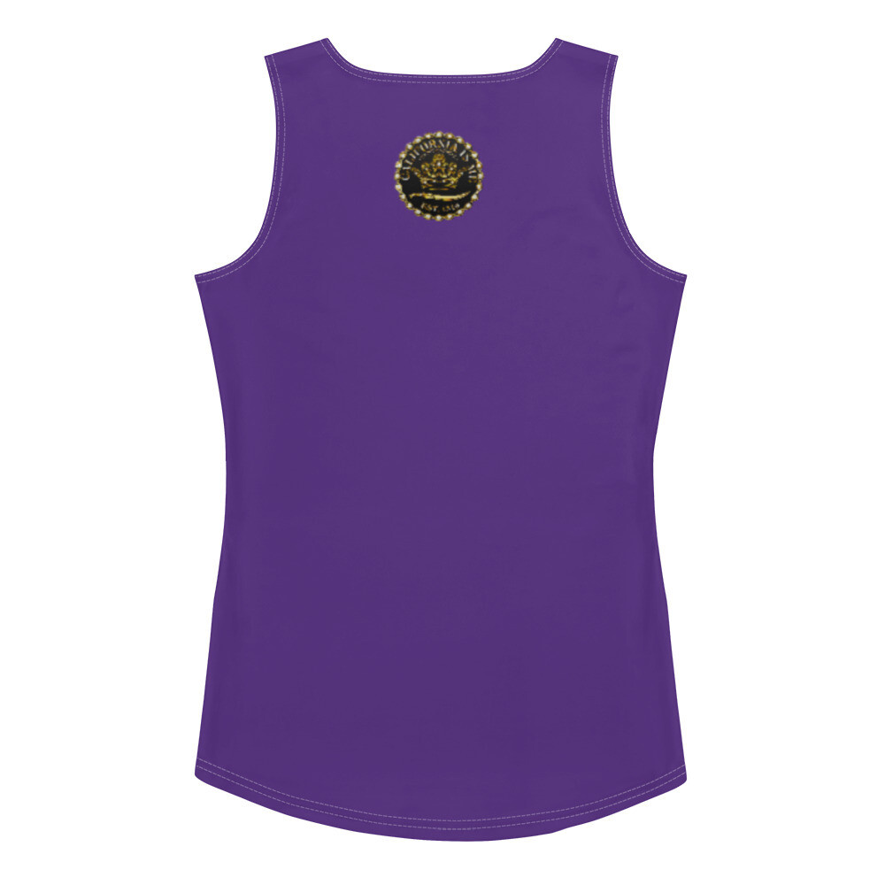 Royal Purple Peacock Tank Top
