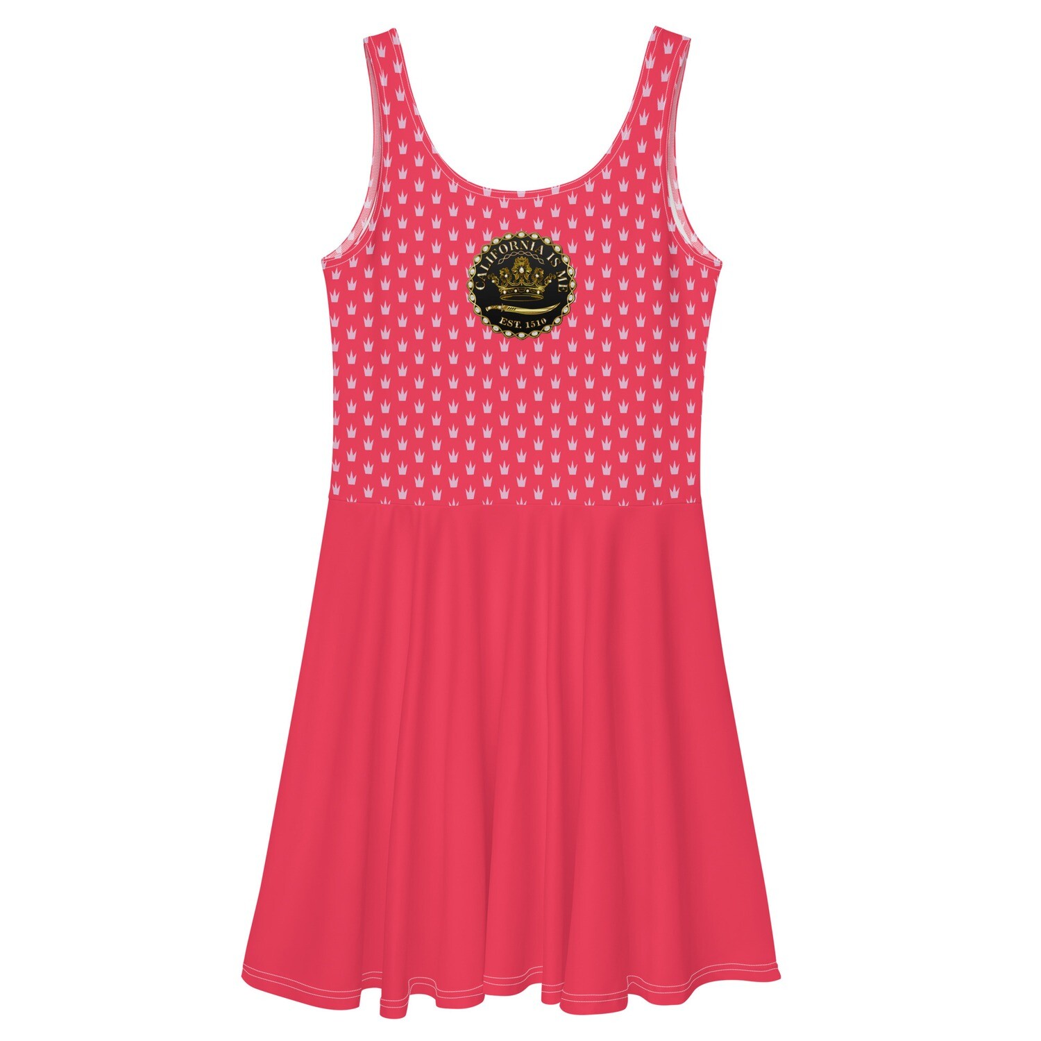 Coral Pink Flamingo Flair Dress