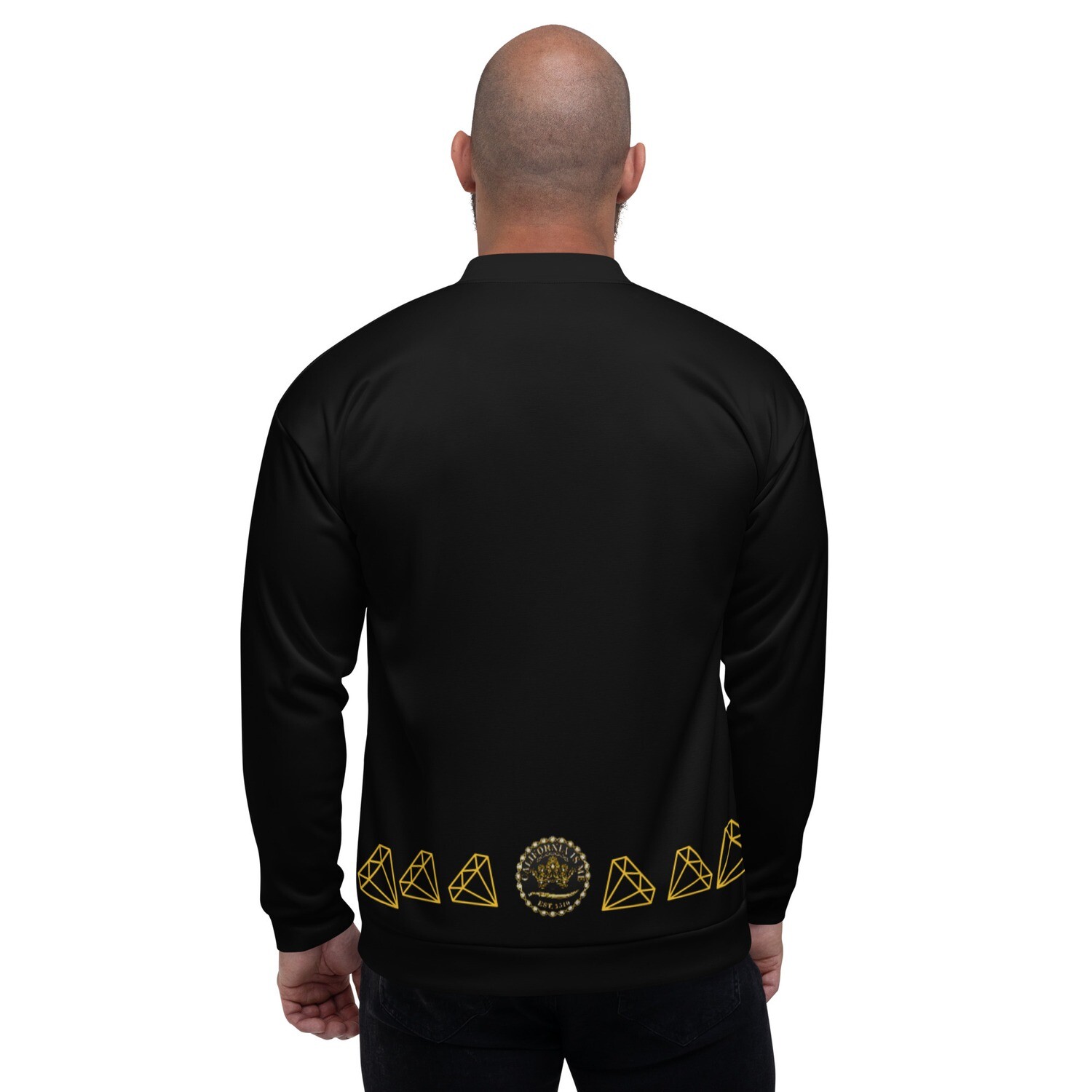 Black Diamond Men and Women Bomber Jacket