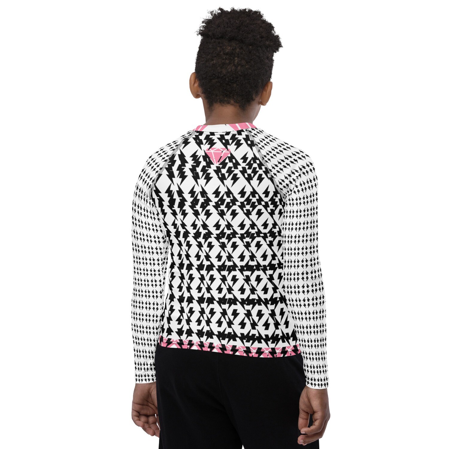 Pink Diamond Youth Rash Guard