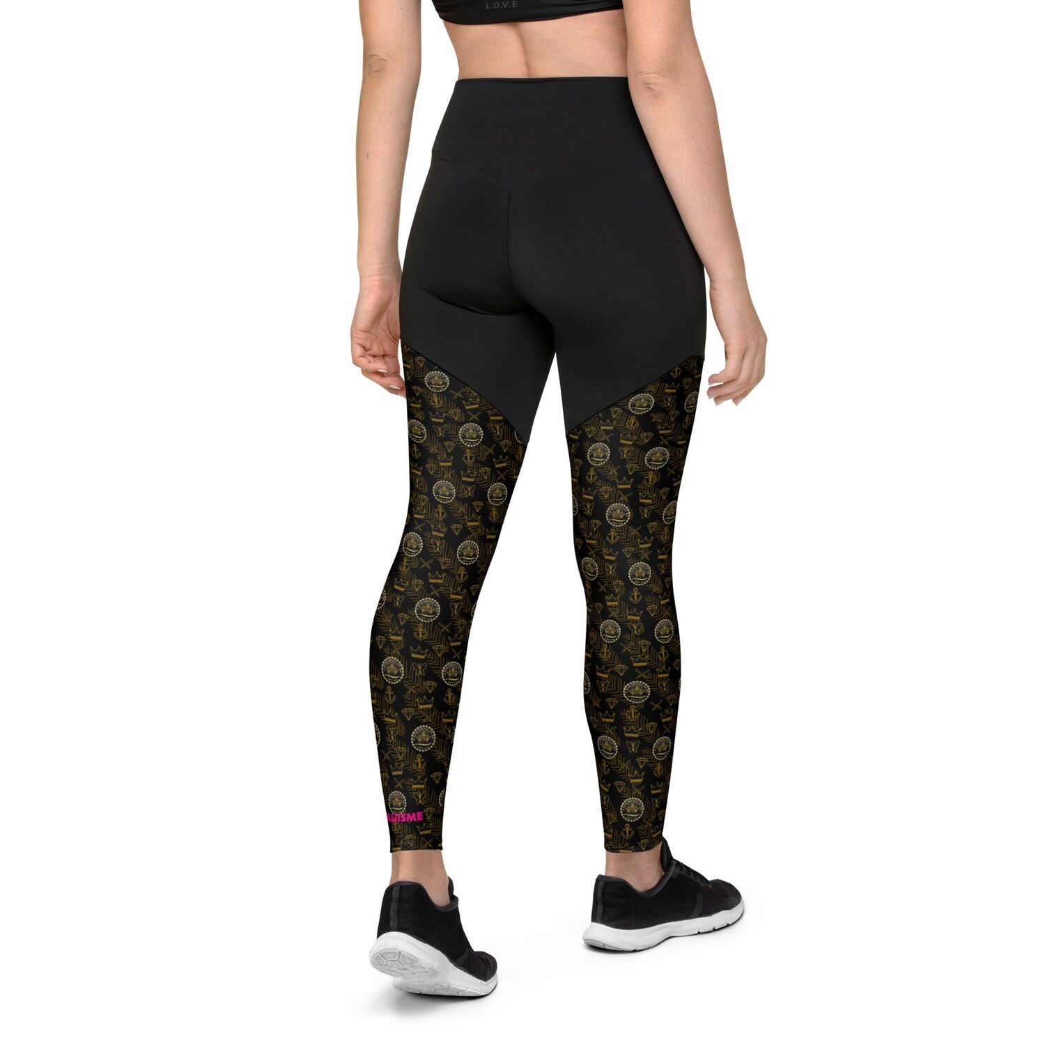 Royal Armor Black Sports Leggings