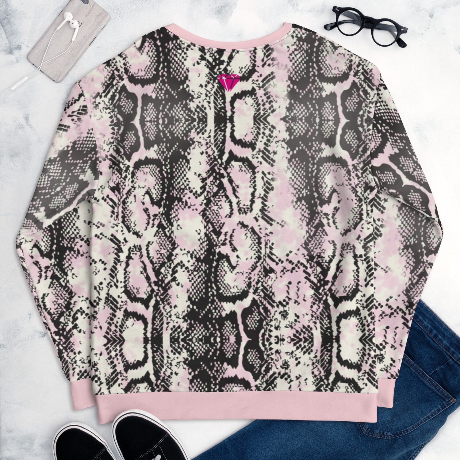Snakeskin Women Sweatshirt