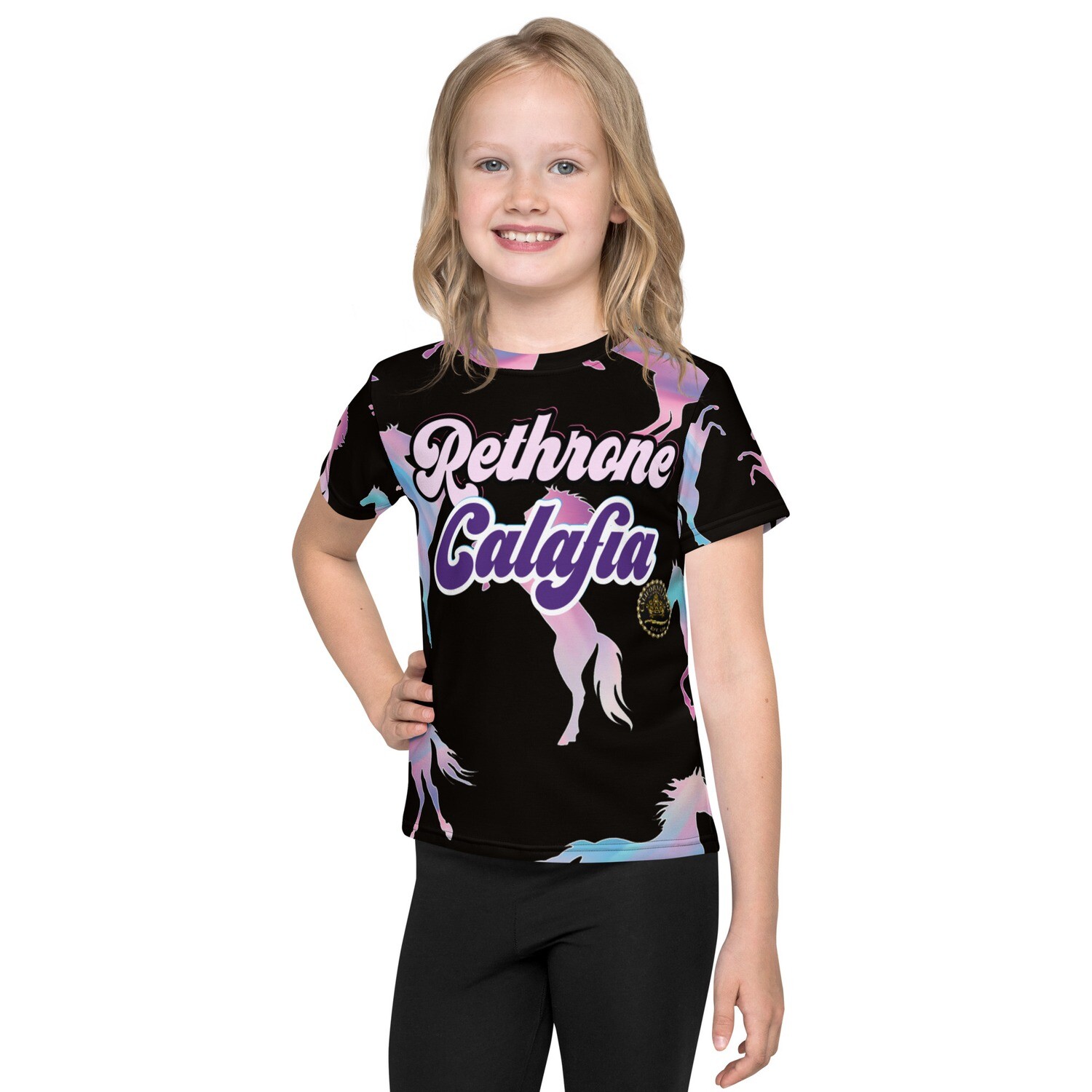 Justice Unicorn Kids Crew T-shirt, Size: 2T