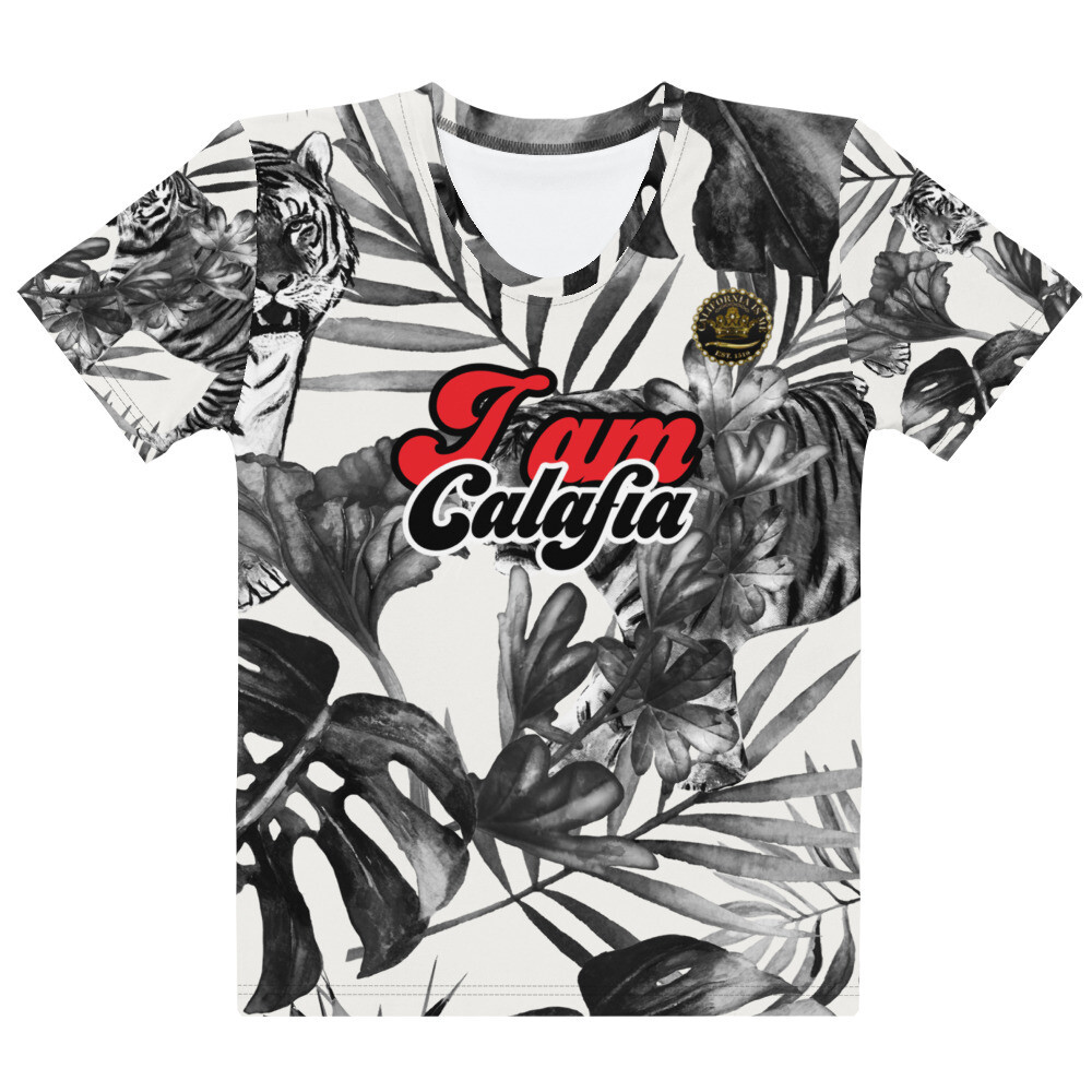 Tiger Palm Tropical Women&#39;s T-shirt