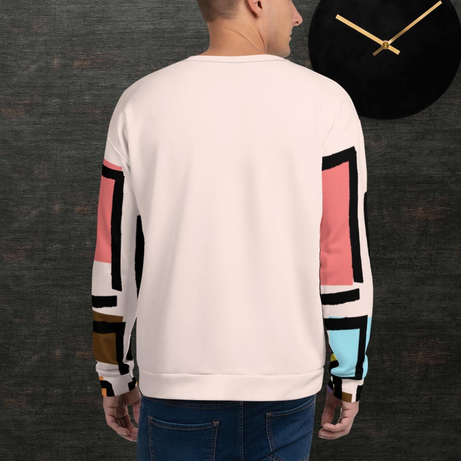 Octain Shadow Wispy Pink Unisex Sweatshirt