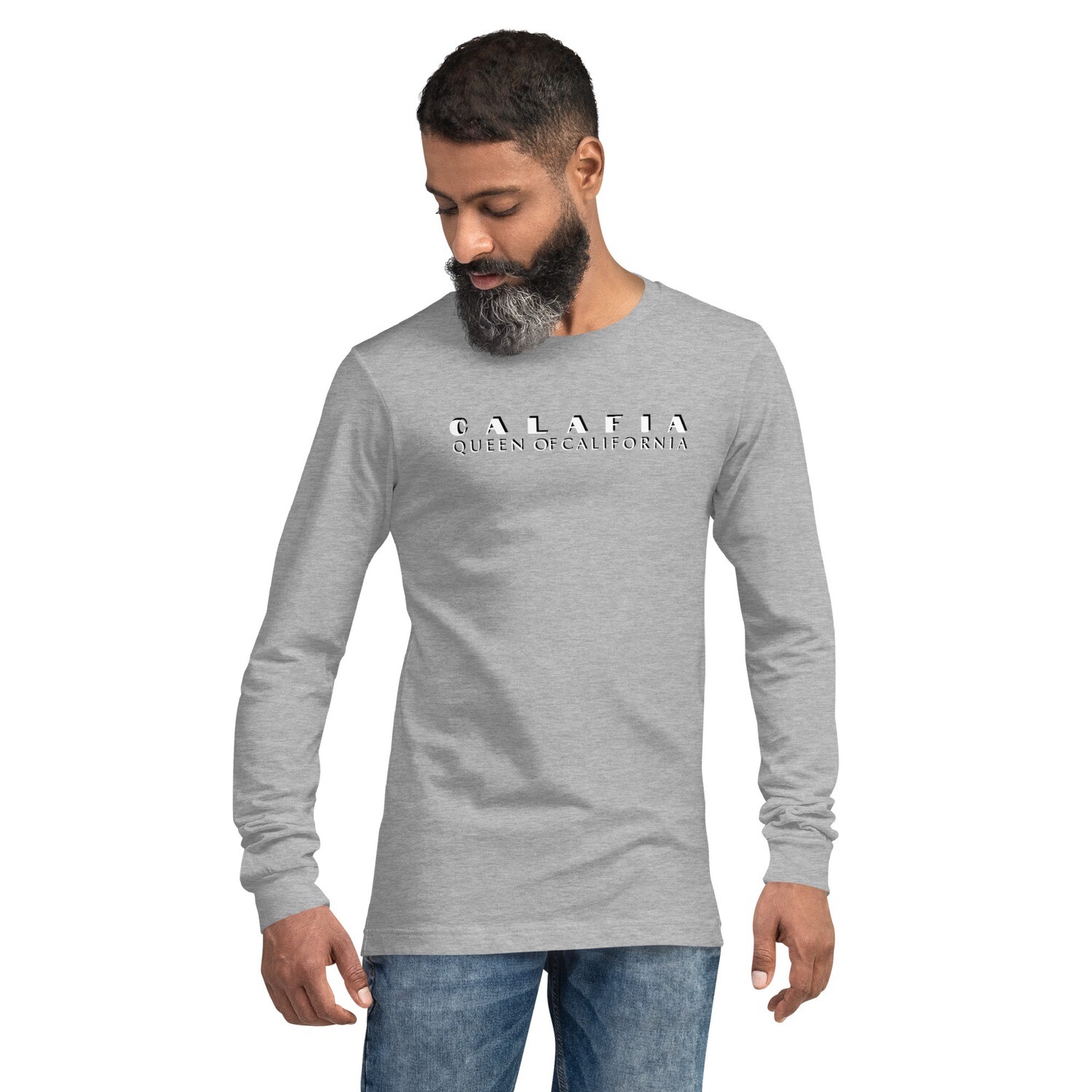 Rock The Queen of CA Unisex Long Sleeve T-Shirt