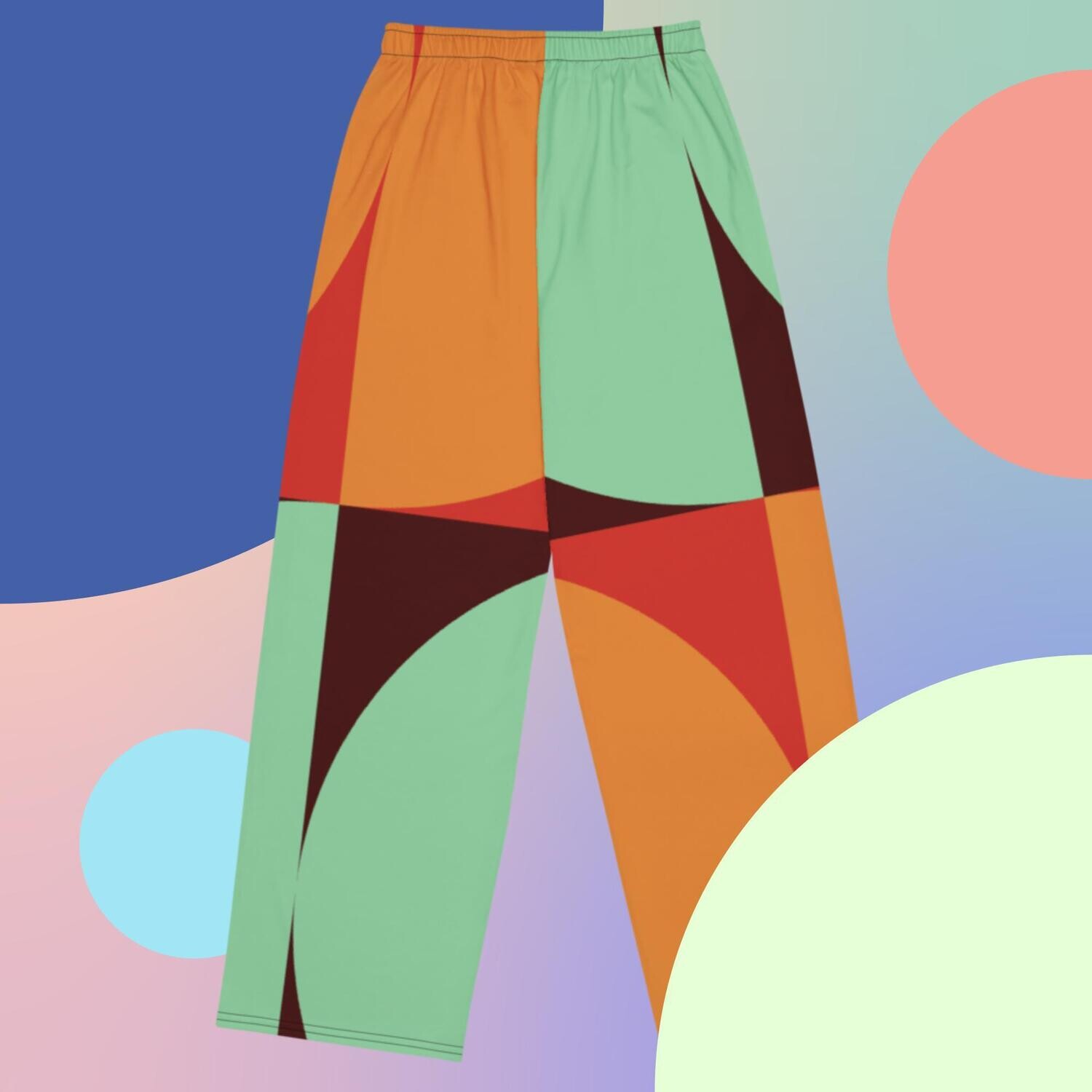 Seventies Throwback Unisex Wide-leg Pants