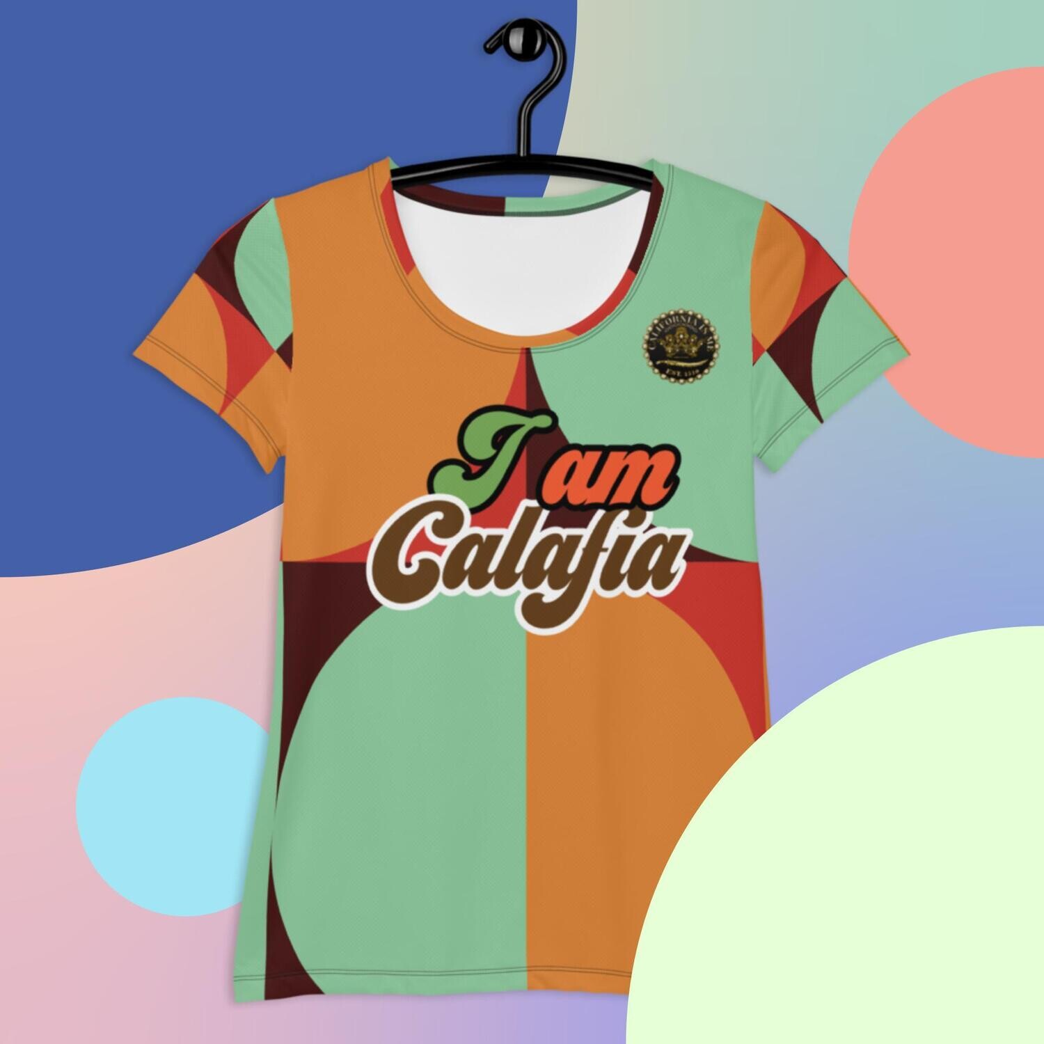Seventies Throwback Women's Athletic T-shirt