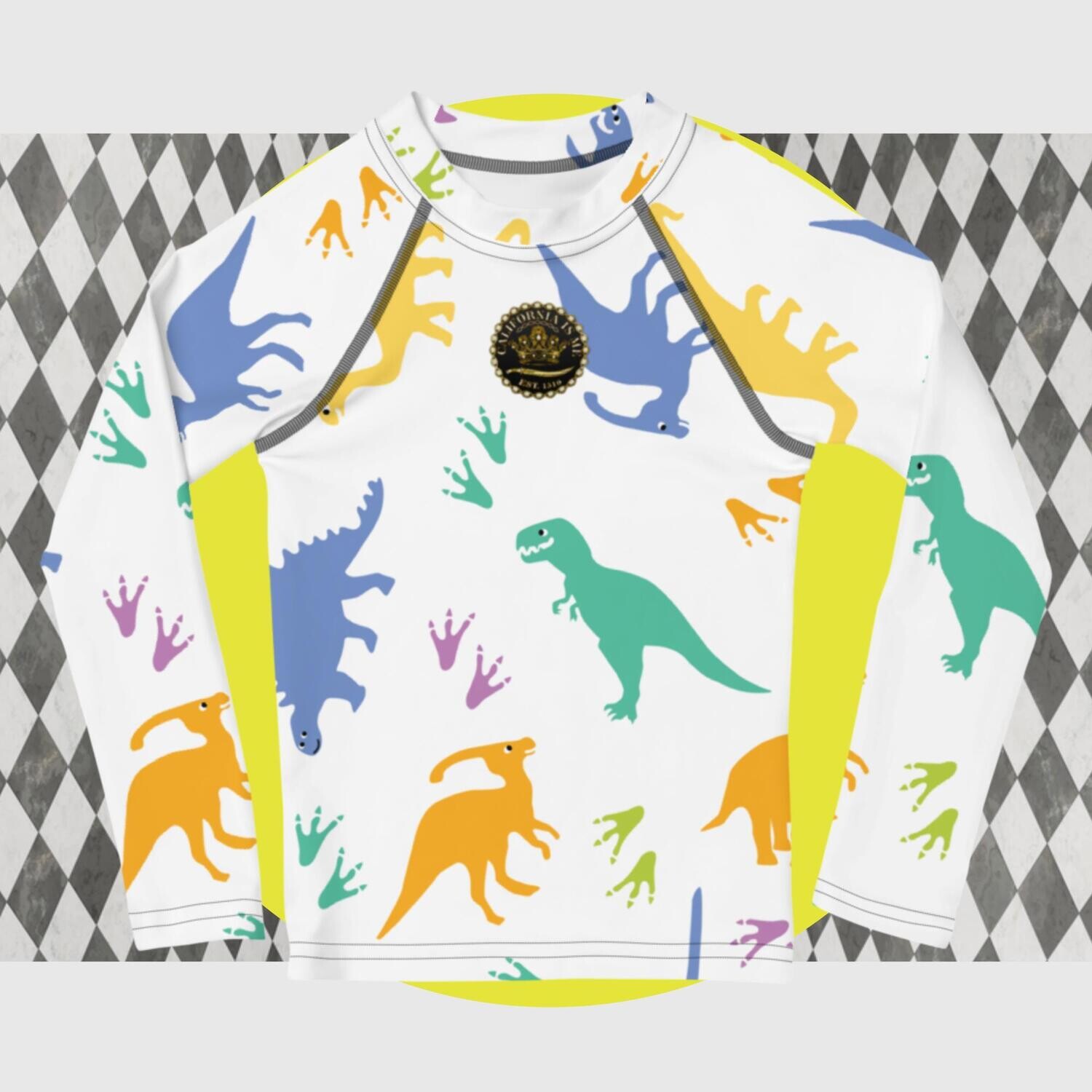 Kids Love Dinosaurs Rash Guard