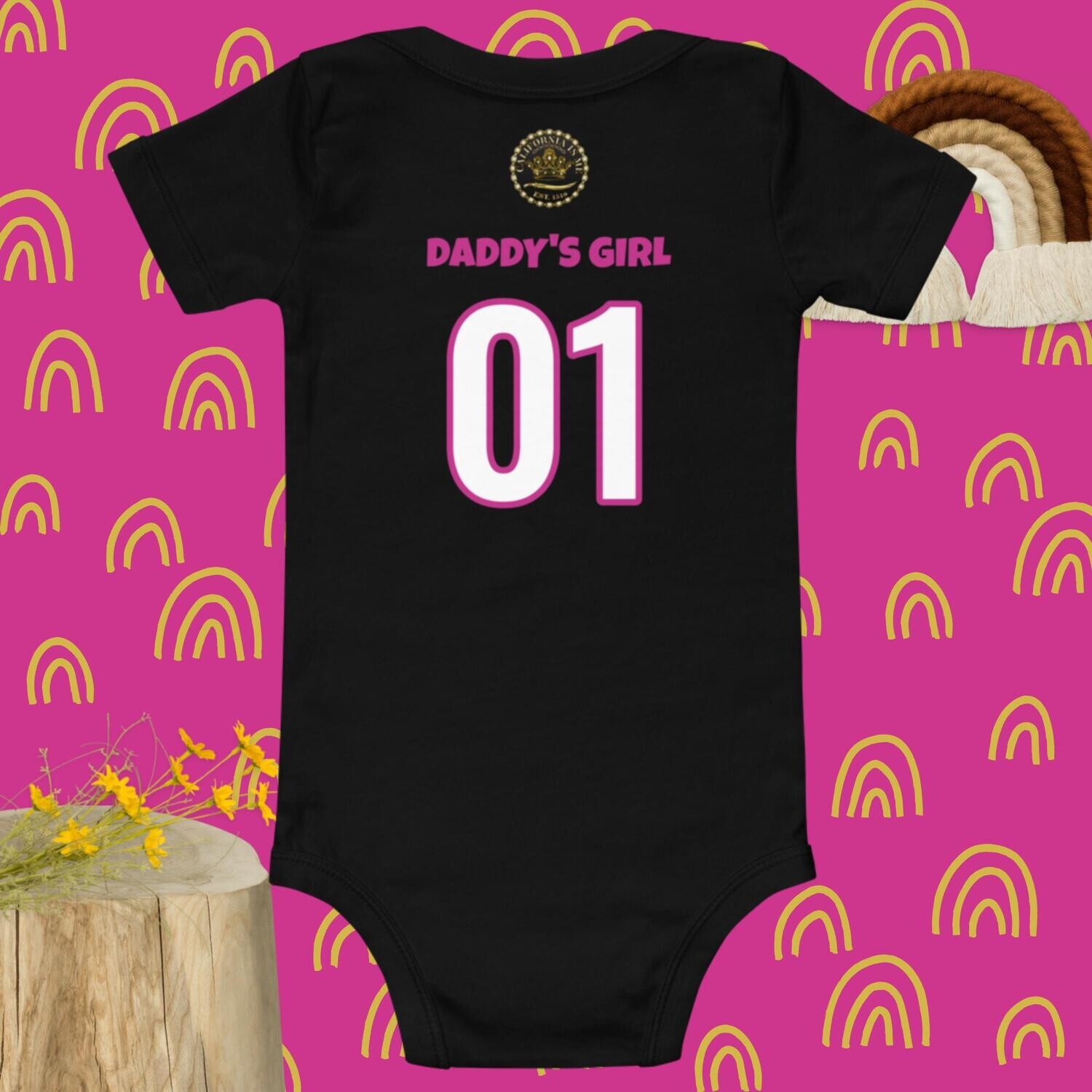 I Cry Daddy&#39;s Girl Baby Onesie 
